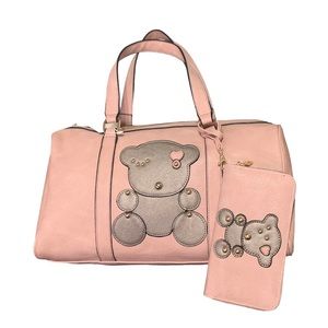 Fashion Bear 2-in-1 Weekender Overnight Duffle Bag